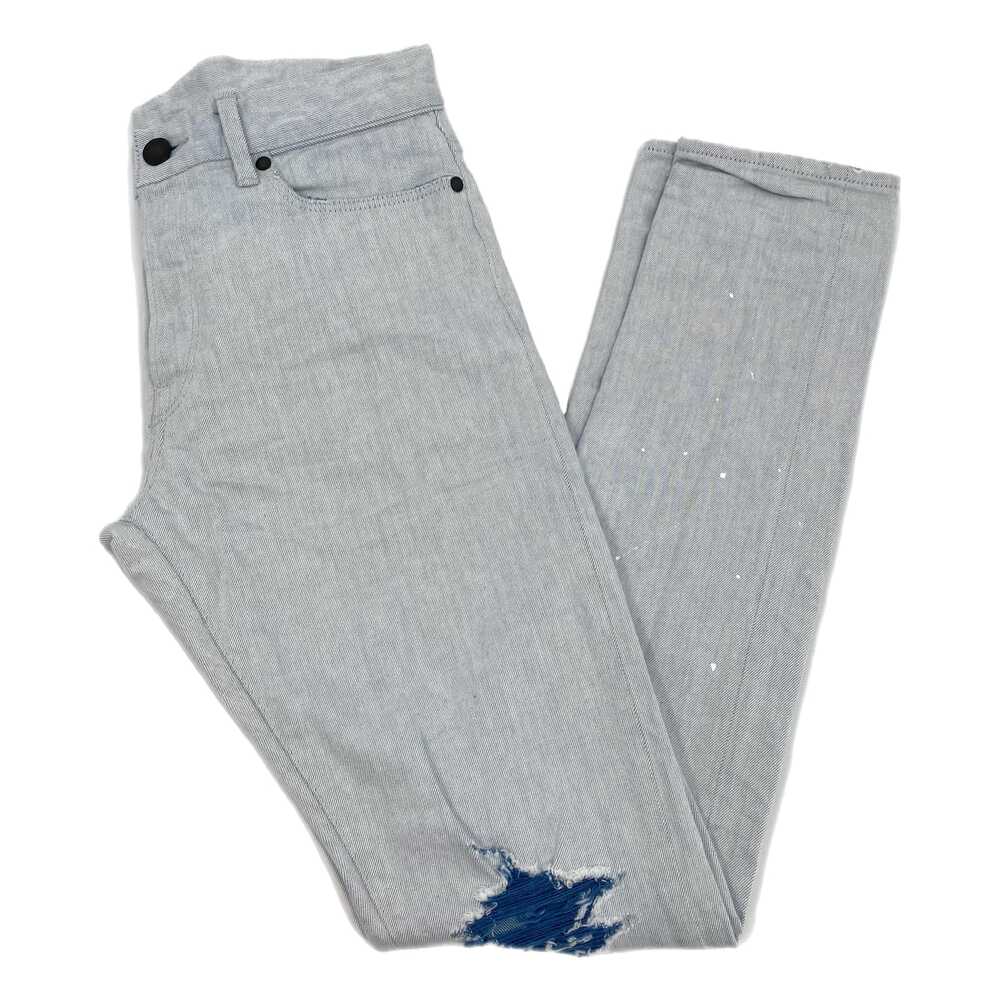 John Elliott Blue Light Wash Distressed Slim Jeans | Size 31